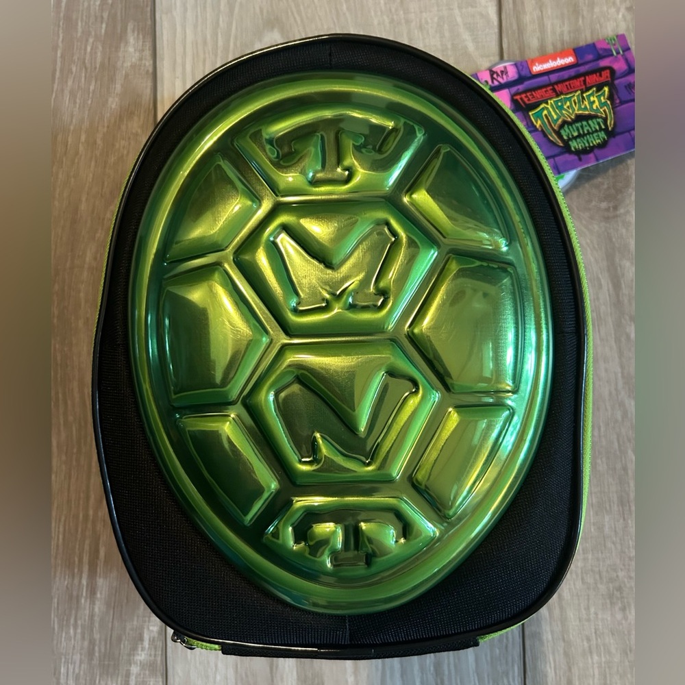 NEW Teenage Mutant Ninja Turtles Mutant Mayhem lunchbox - Green Shell - 2024